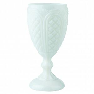 CJ DE TACAS OPALINA BRANCA 6PCS