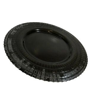 CJ 4 SOUSPLAT DE VIDRO COBRE 33X2CM