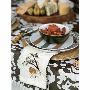 PRATO DE SOBREMESA LISTA CEDRO 20,5CM