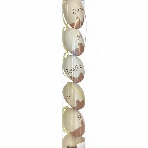 OVOS DECORADOS 6 CM C/6