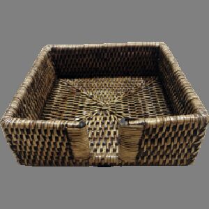 PORTA GUARDANAPO DE RATTAN NINA