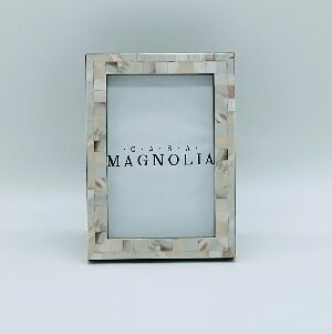 PORTA RETRATO MDF IMITACAO MADRIPEROLA 10X15