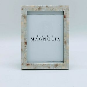 PORTA RETRATO MDF IMITACAO MADRIPEROLA 13X18