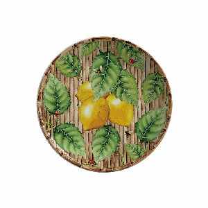 CJ 6 PRATOS DE SOBREMESA SAN REMO LIMAO 20CM