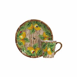 CJ 6 X&Iacute;CARAS CAF&Eacute; SAN REMO COM PIRES 12,5X6,5CM