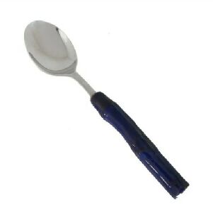 COLHER DE SOBREMESA CABO BAMBU AZUL 18X3CM