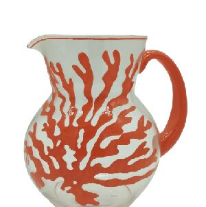 JARRA PICHORRA "G" COR CORAL 19X14CM