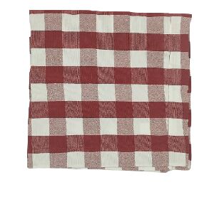 CJ 4 GUARDANAPOS TECIDO ENTREPOSTO XADREZ VERMELHO 50X50CM