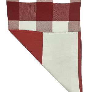 JOGO AMERICANO ENTREPOSTO XADREZ VERMELHO 50X50CM