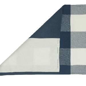 JOGO AMERICANO XADREZ AZUL/LISTA