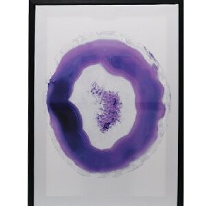 TELA IMPRESSA C/ MOLD PRETA AGATA AZUL