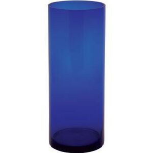 VASO VIDRO AZUL 31,5X13CM