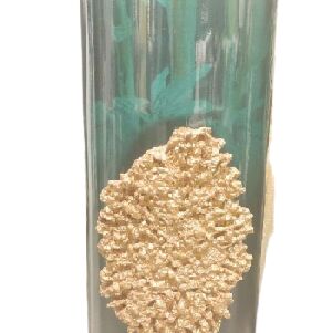 GARRAFA GENOVA C/ALIQUE CORAL GDE 52X15X15CM