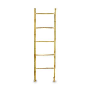 ESCADA DECORATIVA EM BAMBOO LADDER I 105X45X4CM