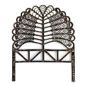 CABECEIRA TWIN EM RATTAN - SOLTEIRO