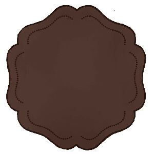 CJ 6 JOGOS AMERICANO COURO CHOCO/CHOCO