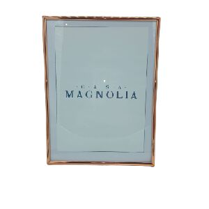 PORTA RETRATO METAL COBRE 23X18CM