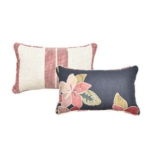 ALMOFADA 50X30 FLOR MAGENTA