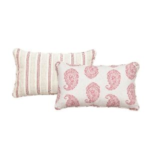 ALMOFADA 50X30 PAISLEY MAGENTA