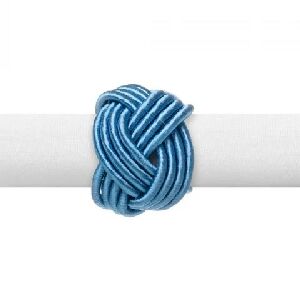 CJ C/ 4 ANEL DE GUARDANAPO N&Oacute; TURCO AZUL CLARO 4CM