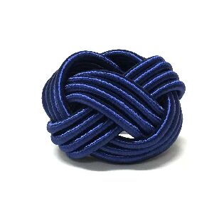 CJ 4 ANEIS DE GUARDANAPO N&Oacute; TURCO AZUL ESCURO 4CM