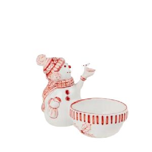 PETISQUEIRA DEC BONECO DE NEVE BONECO DE NEVE VERMELHO