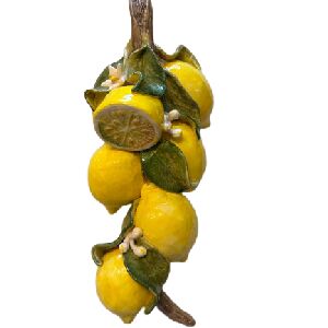 ENFEITE GALHO DE LIMOES 12X13X33CM
