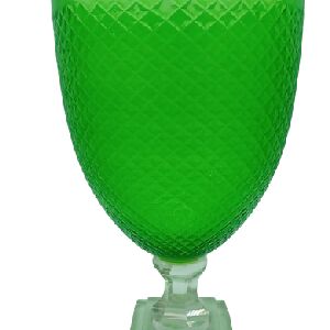 VASO EM VIDRO GD VERDE 30X18CM