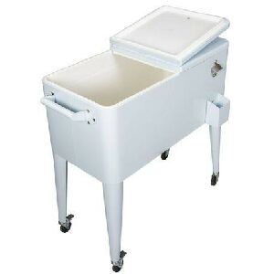 COOLER FERRO WHITE RODIZIO