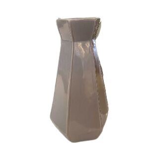 VILLANI VASO CERAMICA CINZA 32X18CM