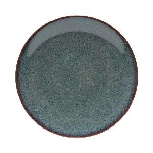 CJ 6 PRATOS RASOS PORCELANA REACTIVE GLAZE 28X3CM