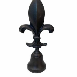 ESCULTURA EM ALUMINIO FLOR DE LIS 17X25