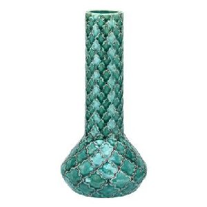 HEDGE GARRAFA DECORATIVO CERAMICA VERDE