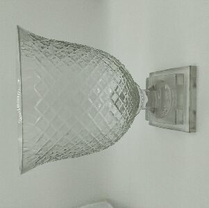 VASO VIDRO TRANSPARENTE 27,5X19,5X8CM