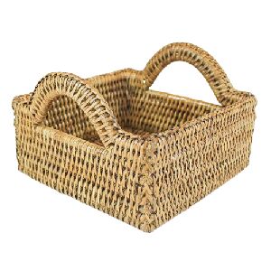 CESTA EM RATTAN PECATU 23X23CM