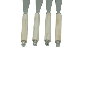 CJ 4 FACAS EM INOX COM CABO OSSO CLARO