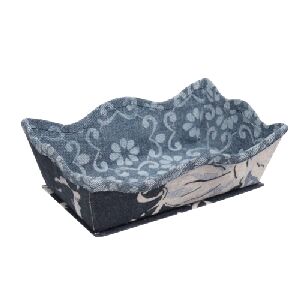 CAIXA WAVE FLOR PORTLAND MARINHO - ENTREPOSTO 8X16X26CM