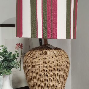 BASE ABAJUR JUNCO NATURAL