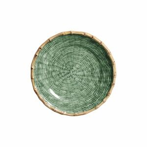 Prato de jantar corda fina verde