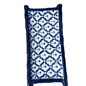 PRATO DECORATIVO CERAMICA 25X12X4CM