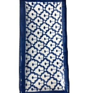 PRATO DECORATIVO CERAMICA 16X30X4CM