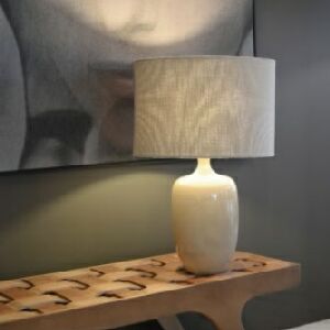 ABAJUR JASMINE LACA COM C&Uacute;PULA