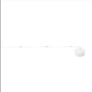 CORDAO 10L P/AGUA FIO PRA CLA 100CM 2CR2032(LEDS PILHA)