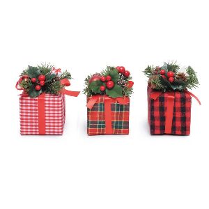 CAIXA PRESENTE DEC XADREZ SORT VRM/VDE/BCO C/1 UN