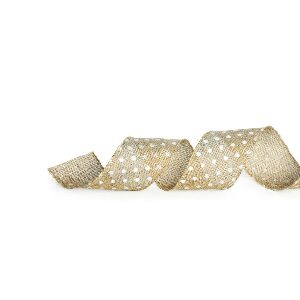 FITA POA NATURAL/BRA 3,8CM (FITAS NATALINAS) C/1 UN