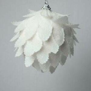 BOLA DECOR C/3 - BR - 10CM