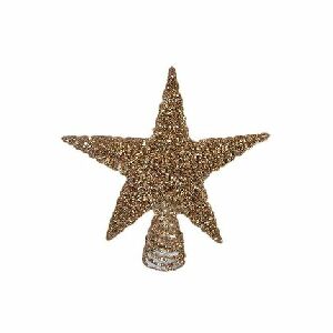 ESTRELA DECORATIVA - CHAMPANHE