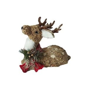 RENA NATURAL DEITADA - 28CM