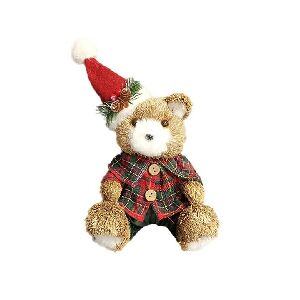 URSO SENTADO NATURAL - 24CM