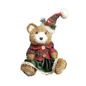 URSA SENTADA NATURAL - 24CM